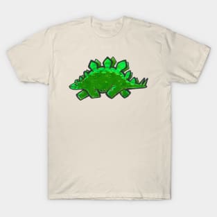 Green Stegosaurus T-Shirt